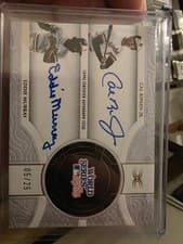 2025 Topps Definitive Collection Dual World Series Autograph Collection Cal Ripken Jr. #DWSA-RJM card