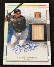 2025 Panini Impeccable Lumber Signatures Frank Thomas #24 card