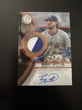 2025 Topps Tribute Threads Autograph Relics Bobby Witt Jr. #TTTA-BWJ card