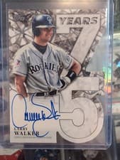 2026 Topps 75 Years of Topps Die-Cut Autographs Larry Walker #75YA-LW card