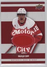 2025-26 Upper Deck Detroit Red Wings Centennial Motor City Materials Andrew Copp #MCM-AC card
