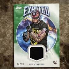 2025 Topps Exalted WWE Wrestling Exalted Relics Rey Mysterio #ER-RMO card