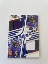 2025 Panini Absolute Team Tandem Materials Kyle Hamilton / Roquan Smith #TTM-BAL card