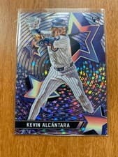 2025 Topps Cosmic Chrome StarFractor Kevin Alcántara #SF-74 card