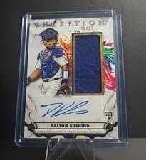 2025 Topps Inception Inception Autograph Game Relics Dalton Rushing #IAGR-DR card