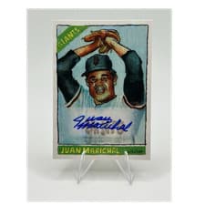 2025 Topps Shoebox Treasures Base Autographs Juan Marichal #47A card