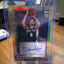 2025-26 Topps Flagship Real One Rookie Autographs Dylan Harper #TFRR-DH card