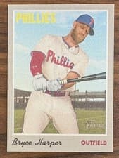 2019 Topps Heritage 1970 Cloth Stickers Bryce Harper #22