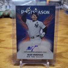 2025 Topps Postseason Performance Autograph Alex Verdugo #PPA-AE card