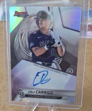 2025 Bowman's Best Best of 2025 Autographs Cole Carrigg #B25-CCA card