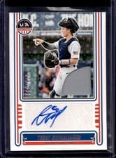 2025 Panini Stars & Stripes 18U National Team Signatures Trent Grindlinger #NTS-TG card