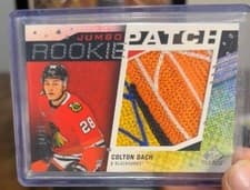 2025-26 SP Game Used Rookie Jumbo Patch Colton Dach #JRP-CD card