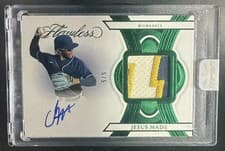 2025 Panini Flawless Flawless Signature Materials Jesus Made #18 card