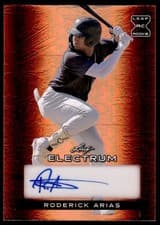 2024 Leaf Electrum Baseball Base Autograph Roderick Arias #BA-RA2 card