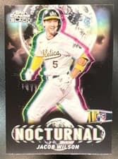 2025 Topps Chrome Black Nocturnal Jacob Wilson #NOC-35 card