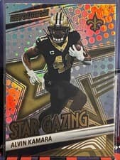 2025 Panini Revolution Star Gazing Alvin Kamara #19 card