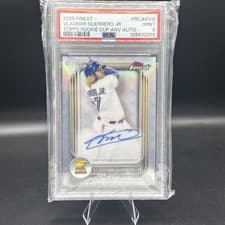 2025 Finest Rookie Cup Anniversary Autographs Vladimir Guerrero Jr. #RCAA-VG card