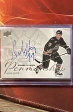 2024-25 Upper Deck Premier Premier Penmanship Adam Oates #PEN-AO card