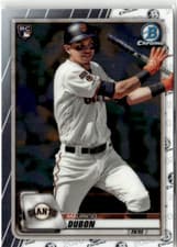 Mauricio Dubon 2020 Bowman Chrome card