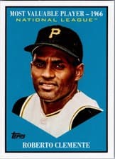 2025 Topps Update Most Valuable Roberto Clemente #MV-33 card