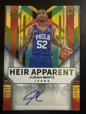 2024-25 Panini Court Kings Heir Apparent Autographs Judah Mintz #HA-JUD card