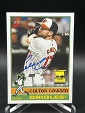 2025 Topps Heritage Real One Autographs Colton Cowser #ROA-CC card