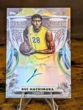 2024-25 Topps Inception Grail Chasing Signatures Rui Hachimura #GCS-RHM card
