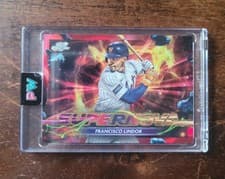Francisco Lindor 2024 Topps Cosmic Chrome Supernova card