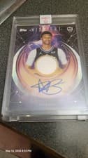2025-26 Topps Midnight Rookie Jersey Autographs Ace Bailey #RJA-AB card