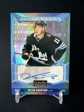 Dylan Guenther 2024-25 O-Pee-Chee Platinum Blue Rainbow Autographs card