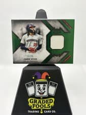 2025 Topps Tier One Rookie Relics James Wood #RR-JW card