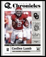 CeeDee Lamb 2020 Panini Chronicles Draft Picks card