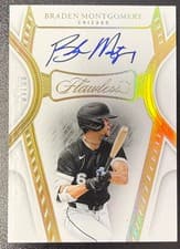 2025 Panini Flawless Draft Signatures Braden Montgomery #12 card