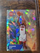 Saddiq Bey 2021-22 Panini NBA Sticker & Card Collection Base Set card