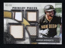 2025 Topps Museum Collection Single Player Primary Pieces Quad Relics Xander Bogaerts #SPPQ-XB card