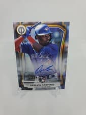 2025 Topps Tribute League Inauguration Autographs Orelvis Martinez #LIA-OM card