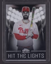 2025 Topps Chrome Black Hit the Lights Bryce Harper #HTL-21