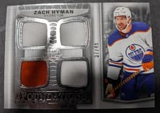 2024-25 Upper Deck The Cup Foundations Quad Jersey Zach Hyman #F-ZH card