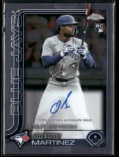 2025 Topps Chrome Update Rookie Debut Autographs Orelvis Martinez #CRDA-OM card