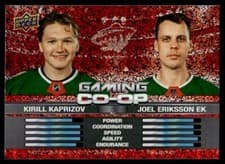 Kirill Kaprizov / Joel Eriksson Ek 2024-25 Upper Deck Gaming Co-Op card