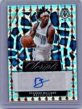 2024-25 Panini Mosaic Scripts Brandon Williams #MS-BWD card