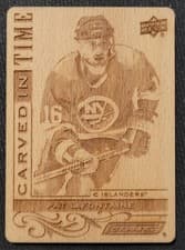 2024-25 Upper Deck Engrained Icons Carved in Time Pat LaFontaine #CT-PL card