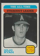 Nolan Ryan 2022 Topps Heritage card
