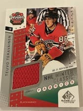 2025-26 SP Game Used 2025 Winter Classic Fabrics Teuvo Teravainen #WCF-3 card