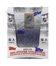 Box 2022 Topps NHL Sticker card