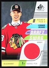 2024-25 SP Game Used Draft Swag Jersey Connor Bedard #DS-9 card