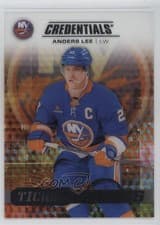 2025-26 Upper Deck Credentials Acetate Ticket Access Anders Lee #TA-AL card