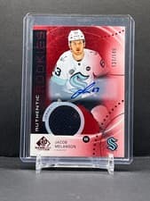 2025-26 SP Game Used Authentic Rookies Jacob Melanson #AR-JM card