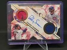 2025 Topps Diamond Icons Single Player Dual Team Autographed Relics Dansby Swanson #DTA-DS card