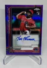 2025 Topps Chrome Update Autographs José Fermin #AC-JF card